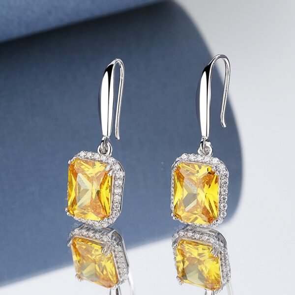 S925 Silver CZ and Gemstone Jewelry Set - Image 5